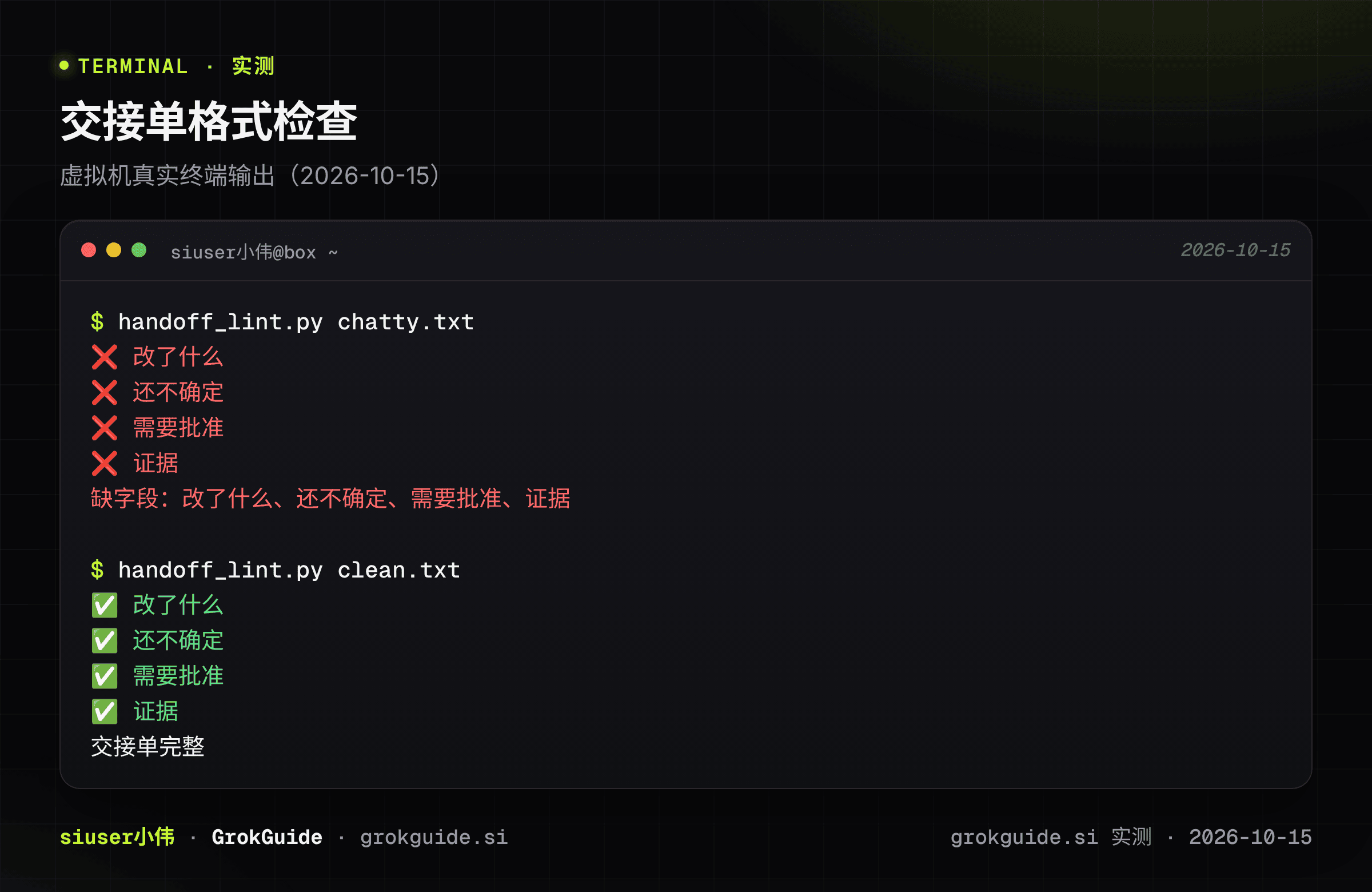 结果
